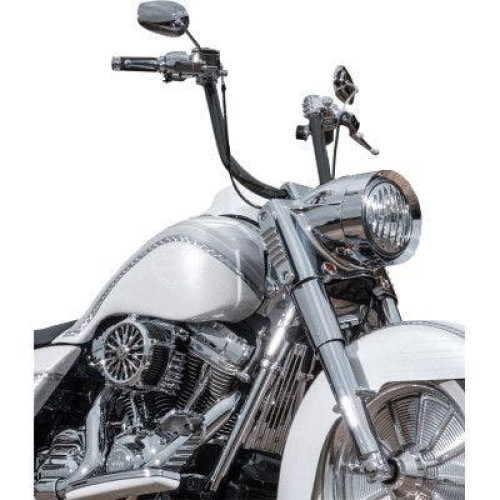 PartzBiz HD: 4413579-Klock Werks Chrome 14" Klip Hanger Handlebar Harley Touring 08-20 electra road street glide king touring best for buy davidson