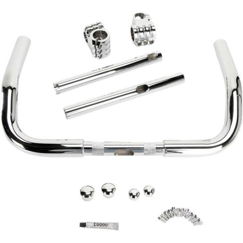 PartzBiz HD: 4413554-Klock Werks Black / Black 10 ” Klip Hanger แฮนด์ Ape Hangers 08-18 FLH/X