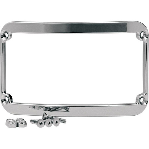 PartzBiz HD: 4413556-กรอบป้ายทะเบียนโครเมียม Klockwerks สำหรับบังโคลนหลัง Frenched Softail & FLHT | KW05-01-0083-C PartzBiz HD: 4413556-กรอบป้ายทะเบียนโครเมียม Klockwerks สำหรับบังโคลนหลัง Frenched Softail & FLHT | KW05-01-0083-C