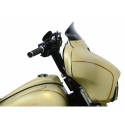 PartzBiz HD DS23100571 - Klock Werks FLARE Black 5" Windshield for Harley FLH/X Models 14-23 |  KW05-01-0319