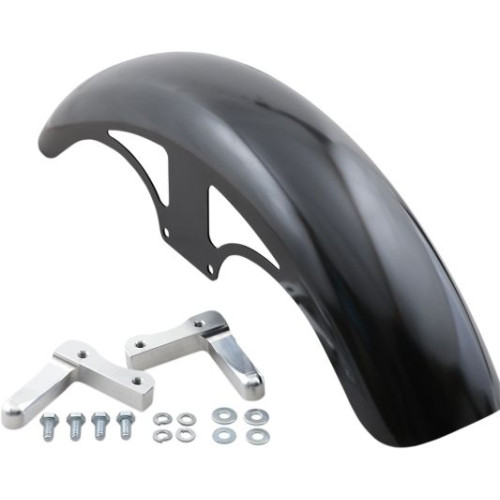PartzBiz HD: 4413469-Klock Werks P-Tom Hugger Series บังโคลนหน้าพร้อมบล็อกยึด 18-19 Softail FXLR milwaukeeแปด 1401-0706 14010706