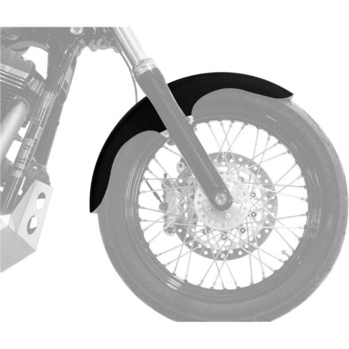 PartzBiz HD: 4413418-Klock Werks Tire Hugger Klub Front 19" Fender RAW Blocks Harley Dyna FXD 06-17 | KW05-06-0004-R