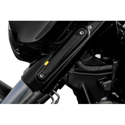 PartzBiz HD: 4413324-Kodlin USA Black Legit Elypse Turn Signals Harley Touring 94-Up K68467