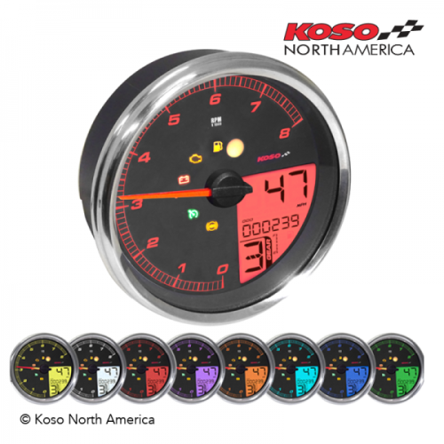 PartzBiz HD: 4413301-KOSO BA072100 HD-05 Chrome Speedometer / Tachometer 04-13 Harley Dyna Softail Road king motorcycle bike chopper upgrade custom accessories lights gauge speed rpm gas led 482391 PartzBiz HD: 4413301-KOSO BA072100 HD-05 Chrome Speedometer / Tachometer 04-13 Harley Dyna Softail Road king motorcycle bike chopper upgrade custom accessories lights gauge speed rpm gas led 482391