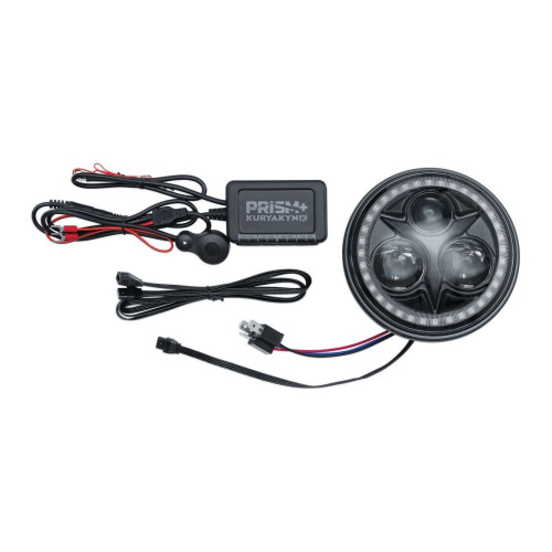 PartzBiz HD: 4413219-Kuryakyn 2473 Black Orbit Prism+ 5-3/4” ไฟหน้า LED Harley Indian softail dyna vrod scout octane Victory Sportster PartzBiz HD: 4413219-Kuryakyn 2473 Black Orbit Prism+ 5-3/4” ไฟหน้า LED Harley Indian softail dyna vrod scout octane Victory Sportster