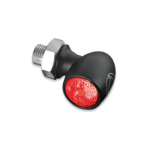 PartzBiz HD: 4413228-Kuryakyn 2523 Satin Black Kellermann Bullett Atto RB Red/Red LED Run Brake Light 481892 PartzBiz HD: 4413228-Kuryakyn 2523 Satin Black Kellermann Bullett Atto RB Red/Red LED Run Brake Light 481892