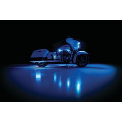 PartzBiz HD KA2802 - Kuryakyn 2802 Prism + Impact LED Light Kit ไม่มีคอนโทรลเลอร์ Universal 12V Harley อินเดีย softail dyna vrod scout octane Victory Sportster