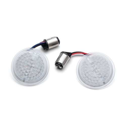 PartzBiz HD: 4413182-Kuryakyn 2938 LuminEZ LED Rear Turn Signal Insert 1157 Red Bullet Style Harley PartzBiz HD: 4413182-Kuryakyn 2938 LuminEZ LED Rear Turn Signal Insert 1157 Red Bullet Style Harley