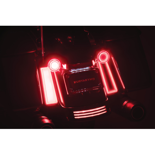 PartzBiz HD: 4413152-Kuryakyn 2952 Tracer Panel LED Lights Red Lens Harley FLHR/X FLTR 14-Up PartzBiz HD: 4413152-Kuryakyn 2952 Tracer Panel LED Lights Red Lens Harley FLHR/X FLTR 14-Up