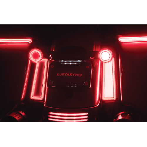 PartzBiz HD: 4413153-Kuryakyn 2953 Tracer Panel LED Lights Smoke Lens Harley FLHR/X FLTR 14-Up PartzBiz HD: 4413153-Kuryakyn 2953 Tracer Panel LED Lights Smoke Lens Harley FLHR/X FLTR 14-Up
