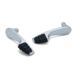 PartzBiz HD KA5192 - Kuryakyn 5192 Chrome Quick Draw กระเป๋าข้าง One Touch Lid Lifters Levers Touring