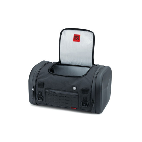 PartzBiz HD: 4413082-Kuryakyn 5221 Black Xkursion XS Steward Roll Bag Luggage Harley Indian Universal 411972 Metric Triumph Victory Yamaha Honda