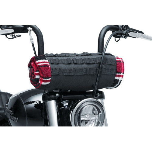 PartzBiz HD: 4413085-Kuryakyn 5224 Black Adjustable Multi-Purpose Mounted Jacket Roll Harley Metric 486960