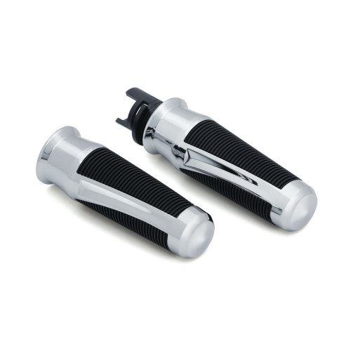 PartzBiz HD: 4413040-Kuryakyn 5766 Chrome Phantom Grips Indian Cruiser Aluminum 14-17 2014 2017 485145 Classic; Vintage; Chieftain; Roadmaster; Dark Horse; Springfield performance soft comfort touring best for