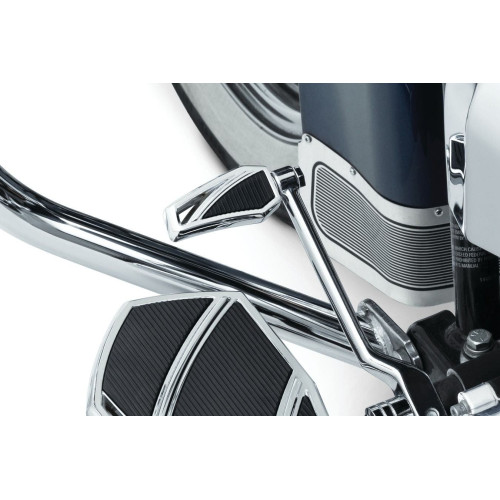 PartzBiz HD: 4413014-Kuryakyn 5790 Chrome Aluminium Phantom Shift Peg EPDM Harley Davidson 485192
