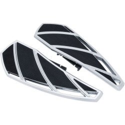 PartzBiz HD KA5794 - Kuryakyn 5794 Chrome Phantom Driver Floorboards Harley M8 Softail 18-Up 2018-2019 M8 softail breakout deluxe fat bob boy Heritage Low Rider street Bob fxdr