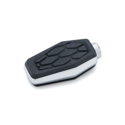 PartzBiz HD KA5910 - Kuryakyn 5910 Chrome Hex Rubber Shift Peg ทั้งหมด Harley-Davidson Shift Levers 16030344 1603-0344 Harley Davidson