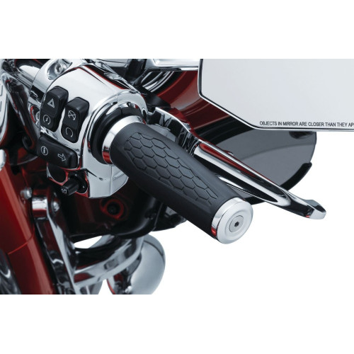 PartzBiz HD: 4413001-Kuryakyn 5920 Chrome 1 ” Hex Grips 96-19 สายคันเร่งคู่สำหรับ Harley | 5920 PartzBiz HD: 4413001-Kuryakyn 5920 Chrome 1 ” Hex Grips 96-19 สายคันเร่งคู่สำหรับ Harley | 5920