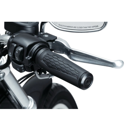 PartzBiz HD: 4413002-Kuryakyn 5921 Black 1" Hex Grips 96-19 Harley Dual Throttle Cable  | 5921