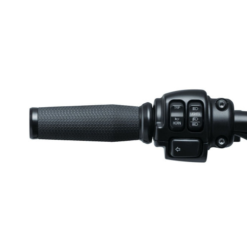 PartzBiz HD: 4412972-Kuryakyn 5943 Black Thresher Hand Grips Harley TBW Electronic Throttle 08-19 Harley PartzBiz HD: 4412972-Kuryakyn 5943 Black Thresher Hand Grips Harley TBW Electronic Throttle 08-19 Harley
