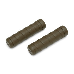PartzBiz HD KA6591 - Kuryakyn 6591 Classic Wrap Grips 1 ” Brown Old School Universal
