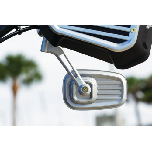PartzBiz HD: 4412936-Kuryakyn 6654 Silver Dillinger Mirrors 3.5" x 5.5" Harley Davidson Universal 485181 adapter female fit custom chopper bagger cruiser best for PartzBiz HD: 4412936-Kuryakyn 6654 Silver Dillinger Mirrors 3.5" x 5.5" Harley Davidson Universal 485181 adapter female fit custom chopper bagger cruiser best for