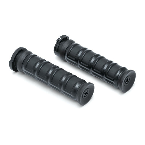 PartzBiz HD: 4412906-Kuryakyn 6673 Black Dillinger Grips Harley Models w/ Dual Cable Throttle 96-Up 485209 0630-2590 06302590 softail electra road street glide PartzBiz HD: 4412906-Kuryakyn 6673 Black Dillinger Grips Harley Models w/ Dual Cable Throttle 96-Up 485209 0630-2590 06302590 softail electra road street glide