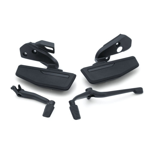 PartzBiz HD: 4412881-Kuryakyn 6753 ชุดพื้นคนขับ Omni สีดำ Honda Gold Wing Man Trans 18-20