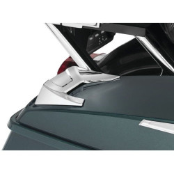 PartzBiz HD KA7066 - Kuryakyn 7066 Chrome Speedform Saddlebag Lid Spoilers Harley-Davidson FLH Models 485127 485-127 PartzBiz HD KA7066 - Kuryakyn 7066 Chrome Speedform Saddlebag Lid Spoilers Harley-Davidson FLH Models 485127 485-127