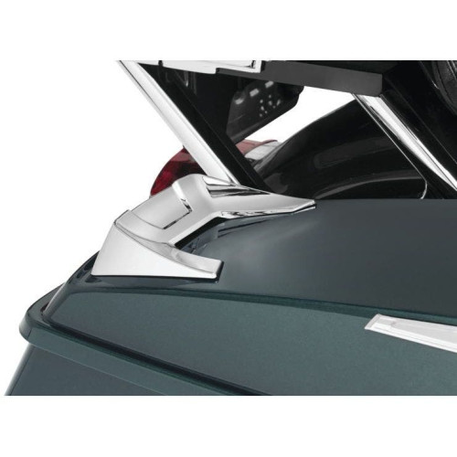 PartzBiz HD: 4412857-Kuryakyn 7066 Chrome Speedform Saddlebag Lid Spoilers Harley-Davidson FLH Models 485127 485-127