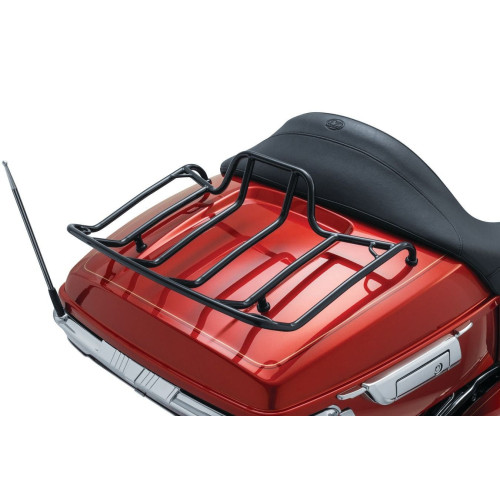 PartzBiz HD: 4412862-Kuryakyn 7137 ชั้นวางสัมภาระสีดำสำหรับ HD Tour-Pak Harley Touring & Trike 80-Up
