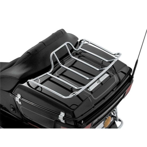 PartzBiz HD: 4412863-ชั้นวางสัมภาระ Kuryakyn Chrome Tube สำหรับ Harley Touring Models 80-19 | 7139
