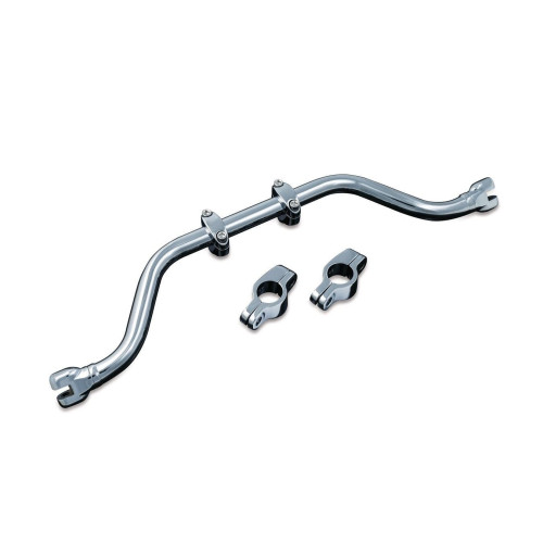 PartzBiz HD: 4412841-Kuryakyn 7503 Chrome Adjustable Mustache Bar Frame Harley Dyna FXD 91-17