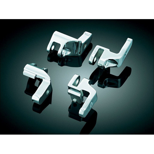 PartzBiz HD: 4412845-Kuryakyn Chrome Driver Floorboard Relocation Brackets Harley ST 1" Forward & Out | 7528 PartzBiz HD: 4412845-Kuryakyn Chrome Driver Floorboard Relocation Brackets Harley ST 1" Forward & Out | 7528