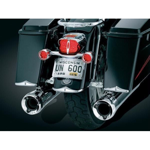 PartzBiz HD: 4412794-Kuryakyn 8640 Chrome ด้านหลัง Fender Accent Bezel Trim Harley 04-08 FLH/FLT PartzBiz HD: 4412794-Kuryakyn 8640 Chrome ด้านหลัง Fender Accent Bezel Trim Harley 04-08 FLH/FLT