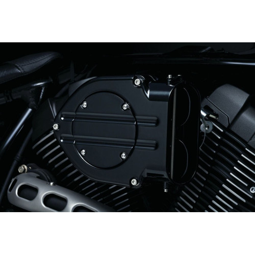 PartzBiz HD: 4412756-Kuryakyn 9428 Black Hypercharger Air Cleaner Kit w/ Jet Yamaha Bolt SCR95014-19 ความสะดวกสบายที่ดีที่สุดสำหรับการควบคุมเลเวอเรจ shorty audio dash batwing fairing LED Dragger