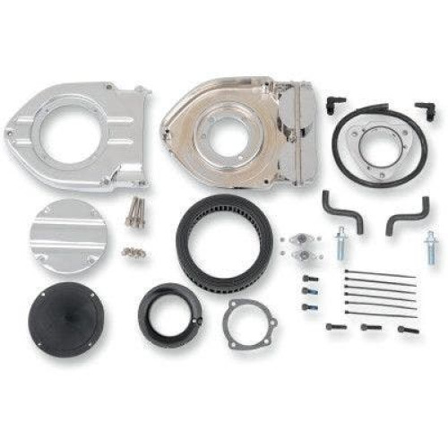 PartzBiz HD: 4412731-Kuryakyn 9970 Chrome Hypercharger ชุดกรองอากาศ Harley Twin Cam 08-16