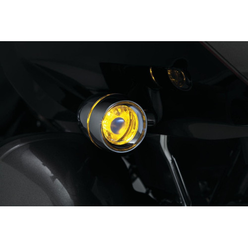 PartzBiz HD: 4412713-Kuryakyn Amber / Amber Dual Circuit 1157 หลอดไฟ LED ความเข้มสูงด้านหน้า Harley | 2238