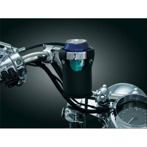 PartzBiz HD: 4412723-Kuryakyn 1488 Beverage Carrier Universal Drink Holder with Mount for 1" Bars
