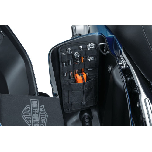 PartzBiz HD: 4412676-Kuryakyn Black Internal Saddlebag Organizer for Harley Touring OEM Hard Saddlebags