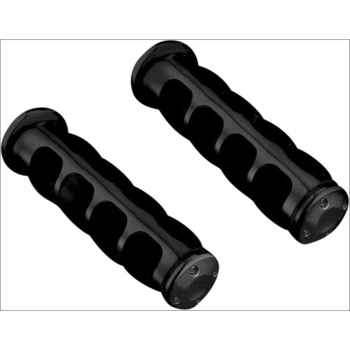 PartzBiz HD: 4412677-Kuryakyn Gloss Black ISO-Grips for 06-15 GL1800 & F6B with Heated Grips | 6383