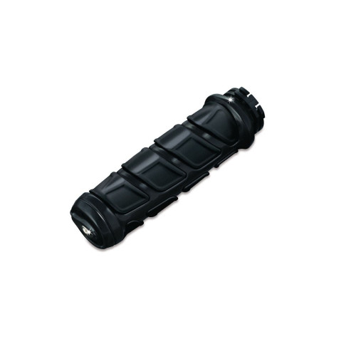 PartzBiz HD: 4412629-Kuryakyn Black & Rubber Kinetic Hand Grips Honda Suzuki Metric Models 1" Bars | 6373 PartzBiz HD: 4412629-Kuryakyn Black & Rubber Kinetic Hand Grips Honda Suzuki Metric Models 1" Bars | 6373