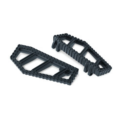 PartzBiz HD KA3595 - Kuryakyn Black Satin Riot Driver Rider แผ่นปูพื้นด้านหน้าสำหรับ Harley FL 84-17 | 3595 PartzBiz HD KA3595 - Kuryakyn Black Satin Riot Driver Rider แผ่นปูพื้นด้านหน้าสำหรับ Harley FL 84-17 | 3595