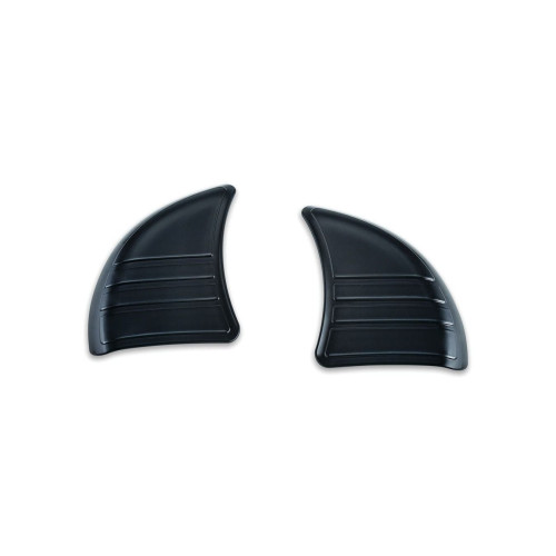 PartzBiz HD: 4412641-Kuryakyn Black Tri Line Inner Fairing Mirror Filler Covers Plugs Harley FLHX 14up | 6979