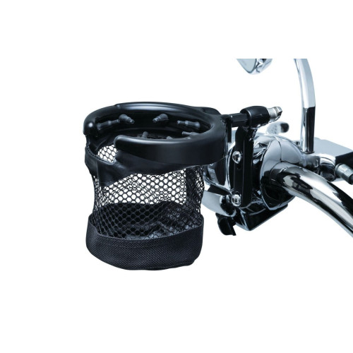PartzBiz HD: 4412608-Kuryakyn Black Universal Perch Drink Holder with Basket Harley or Metric 1738 PartzBiz HD: 4412608-Kuryakyn Black Universal Perch Drink Holder with Basket Harley or Metric 1738
