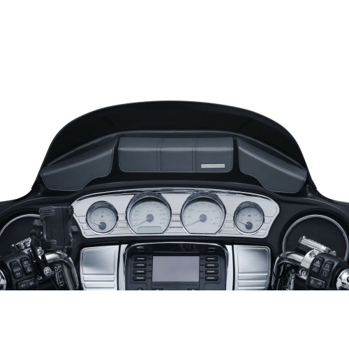 PartzBiz HD: 4412610-Kuryakyn Black Vinyl Batwing Fairing Pouch Bag for Harley FLH/T 14-17 | 5261