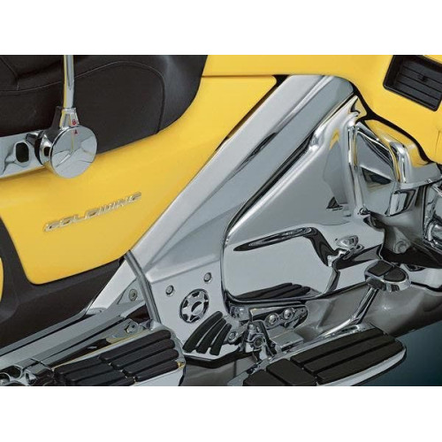 PartzBiz HD: 4412617-Kuryakyn 3911 Boomerang Frame Covers with Scuff Protectors Honda Goldwing 01-17 PartzBiz HD: 4412617-Kuryakyn 3911 Boomerang Frame Covers with Scuff Protectors Honda Goldwing 01-17