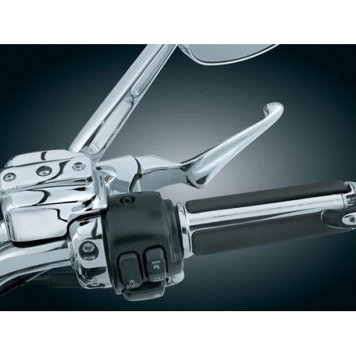 PartzBiz HD: 4412579-Kuryakyn Chrome Boss Blades Brake & Hydraulic Clutch Levers for Harley 14-16 | 1723 PartzBiz HD: 4412579-Kuryakyn Chrome Boss Blades Brake & Hydraulic Clutch Levers for Harley 14-16 | 1723