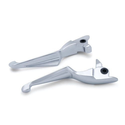 PartzBiz HD: 4412580-Kuryakyn Chrome Boss Blades Brake & Hydraulic Clutch Levers for Harley 2017 | 1986 PartzBiz HD: 4412580-Kuryakyn Chrome Boss Blades Brake & Hydraulic Clutch Levers for Harley 2017 | 1986