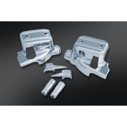 PartzBiz HD KA1739 - Kuryakyn Chrome Brake & Clutch Control Handlebar Dress-Up Kit for Harley 14-15 | 1739 PartzBiz HD KA1739 - Kuryakyn Chrome Brake & Clutch Control Handlebar Dress-Up Kit for Harley 14-15 | 1739